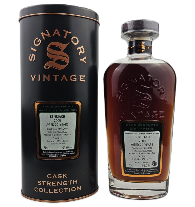 Signatory Cask Strength Benriach 2000/2022 700ml