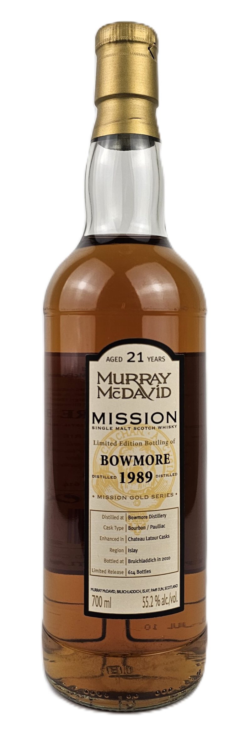 Murray McDavid Mission Gold 1989 Bowmore (21 Jahre) – Bild 2