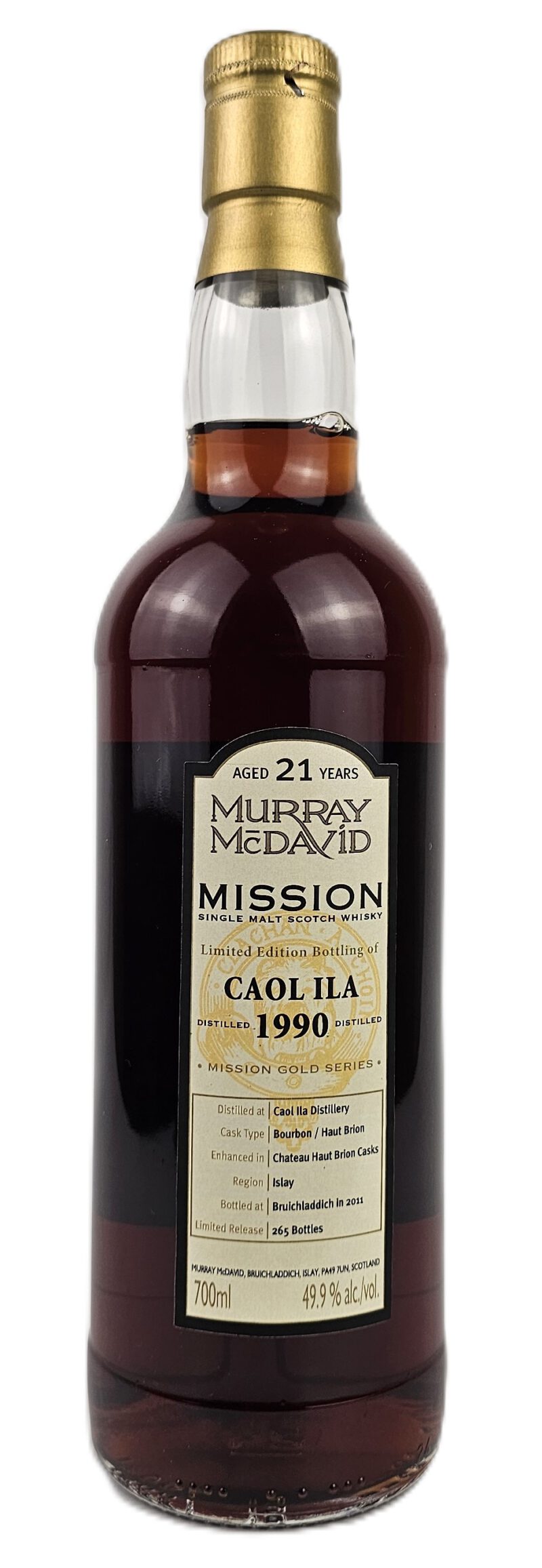 Murray McDavid Mission Gold Caol Ila 1990 (21 Jahre) – Bild 2